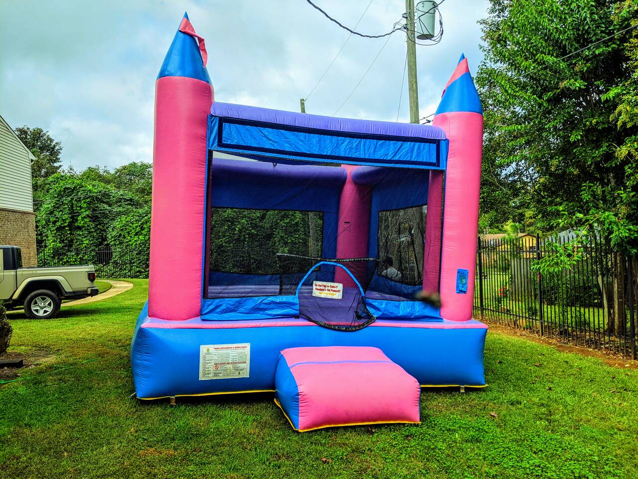 Pink/Purple Bounce House