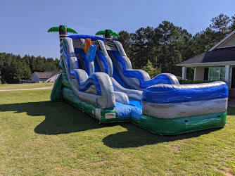 Tropical Dual Lane Slide